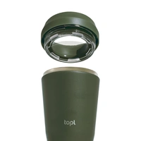 Topl Recycled Staal Beker 235ml met 360° Lid