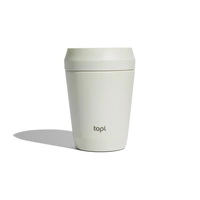 Topl Recycled Staal Beker 235ml met 360° Lid