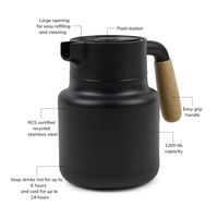 VINGA Isolerkan 1200 ml van Gerecycled Roestvrij Staal