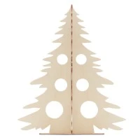 DIY Houten Kerstboom met Verfset