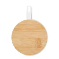 Dubbelwandige borosilicaat mok met bamboe deksel