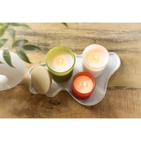 Glazen kaars Josiah - 46 uur brandtijd