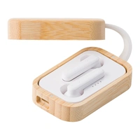 ABS Draadloze Oortelefoons met Bamboe Etui