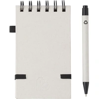 Gerecycled Notitieboekje A6 met Penlus