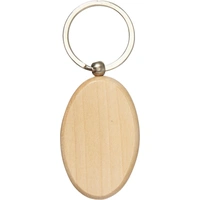 Houten Sleutelhanger Oval