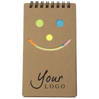 Kartonnen memoblaadjes set