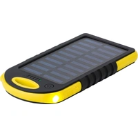 Rubberen Solar Powerbank 4000 mAh