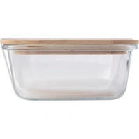 Glazen Lunchbox met Bamboe Deksel 900 ml