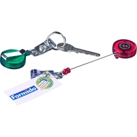 ABS Naamkaarthouder met Trekkoord