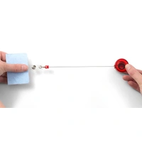 ABS Naamkaarthouder met Trekkoord