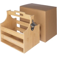 Bamboe Flessenhouder voor Bierflessen