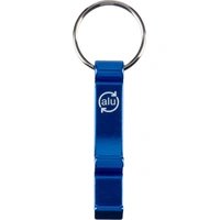 Gerecycled Aluminium Sleutelhanger met Flesopener