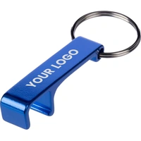 Gerecycled Aluminium Sleutelhanger met Flesopener