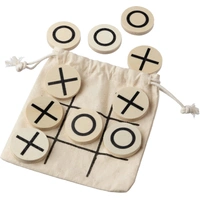 Houten Tic-Tac-Toe Spel
