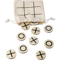 Houten Tic-Tac-Toe Spel