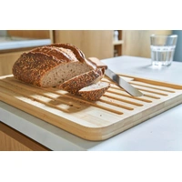 Bamboe Broodsnijplank met Broodmes