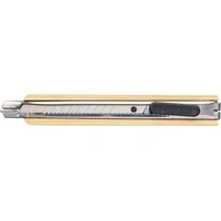 Metalen Afbreekmes met Bamboe Handgreep