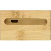 Bamboe Telefoonhouder met Geluidsversterker