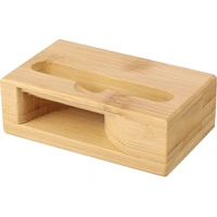 Bamboe Telefoonhouder met Geluidsversterker