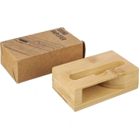 Bamboe Telefoonhouder met Geluidsversterker