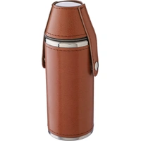 Gerecycled roestvrijstalen fles met bekers 230 ml