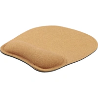 Ergonomische kurken muismat met polssteun