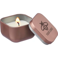 Metalen kaars Laurie - Vanillegeur