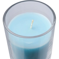 Glazen kaars Riven - vanille