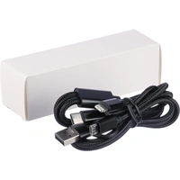 Nylon Oplaadkabel met USB en Micro USB/USB-C