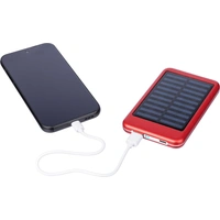 Aluminium zonne-energie powerbank 4000 mAh