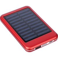 Aluminium zonne-energie powerbank 4000 mAh