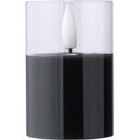 PP LED-kaars in glazen houder