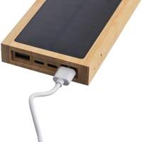 Bamboe Zonne-energie Powerbank 10.000 mAh