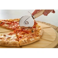 Bamboe Pizzaplank Set met Snijder en Spatel