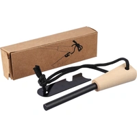 Roestvrijstalen vuurstarterstaaf Set