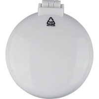 Opvouwbare gerecyclede ABS haarborstel met spiegel