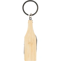 Bamboe multitool-sleutelhanger