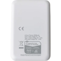 Gerecycled ABS Powerbank 10.000 mAh