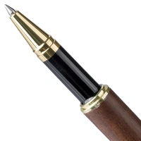 Walnoot houten balpen set