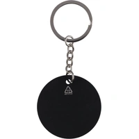 Recyclede RVS Ronde Sleutelhanger