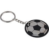 Voetbal Sleutelhanger van Gerecycled RVS