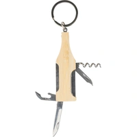 Bamboe multitool-sleutelhanger