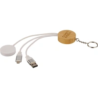 TPE Oplaadkabel Set met Bamboe Behuizing