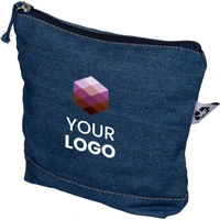 Gerecycled Denim Toilettas 21x18,5 cm