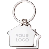 Zinken Sleutelhanger Huis