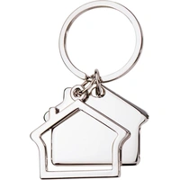 Zinken Sleutelhanger Huis