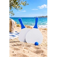 Houten strand tennisset Eliza