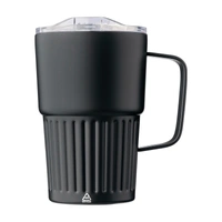 Gerecyclede roestvrijstalen dubbelwandige reismok (450 ml) Calo