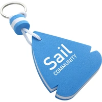 Drijvende EVA Sleutelhanger Zeilboot