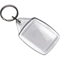 Rechthoekige Kunststof Sleutelhanger